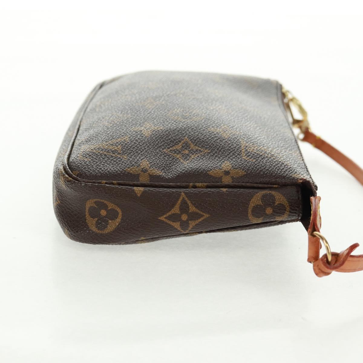 LOUIS VUITTON Monogram Pochette Accessoires Pouch M51980 LV Auth 168445