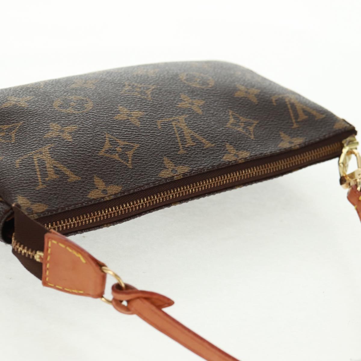LOUIS VUITTON Monogram Pochette Accessoires Pouch M51980 LV Auth 168445