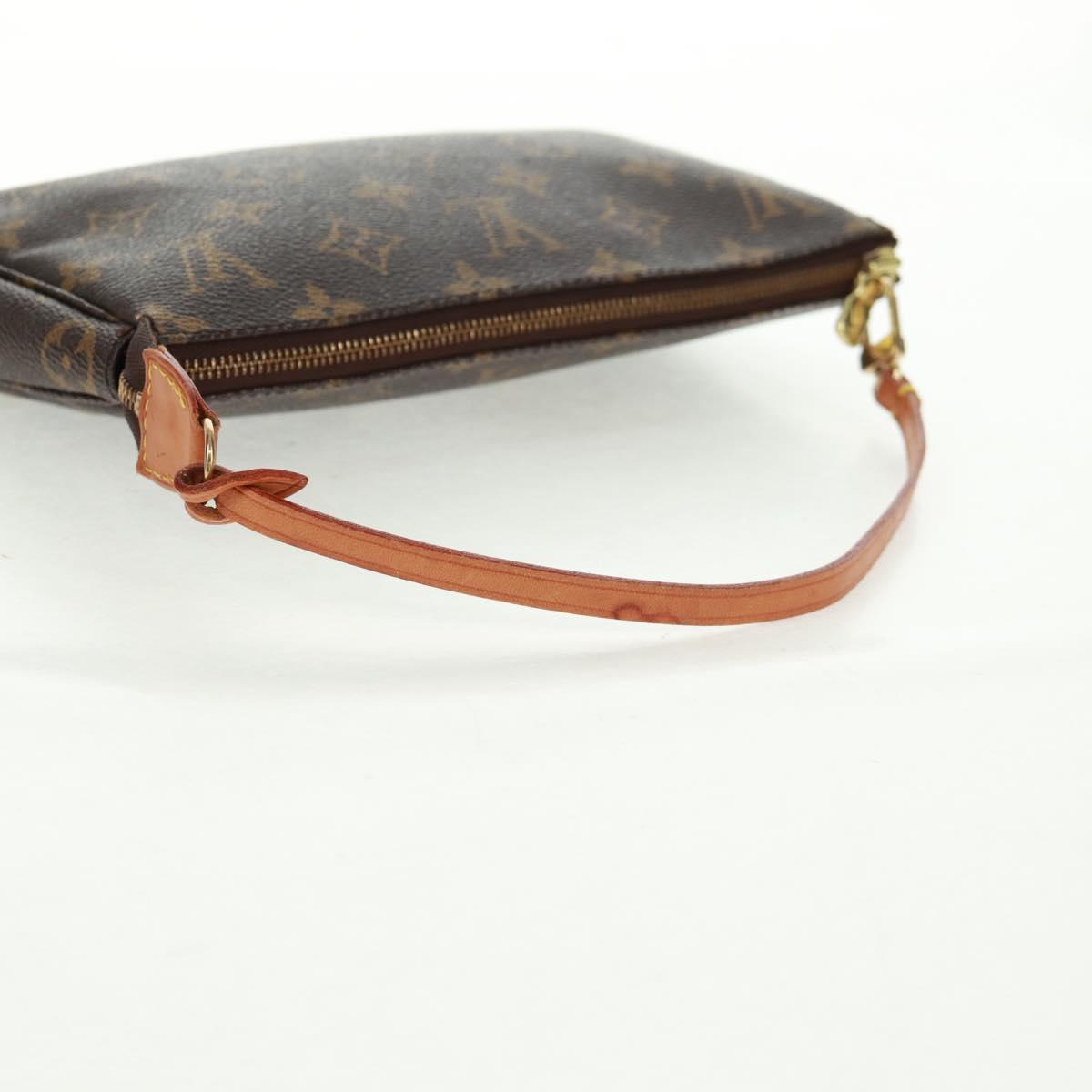 LOUIS VUITTON Monogram Pochette Accessoires Pouch M51980 LV Auth 168445