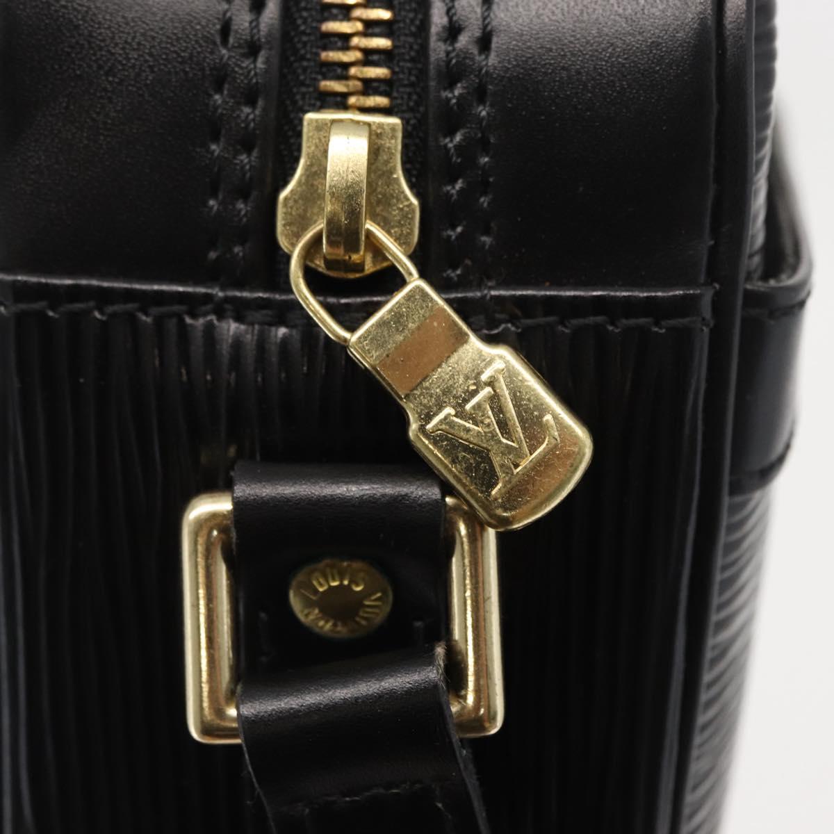 LOUIS VUITTON Epi Trocadero 23 Shoulder Bag Black M52302 LV Auth 168458