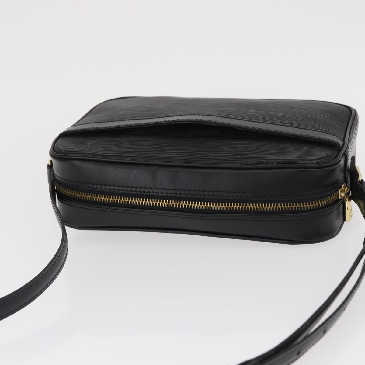 LOUIS VUITTON Epi Trocadero 23 Shoulder Bag Black M52302 LV Auth 168458