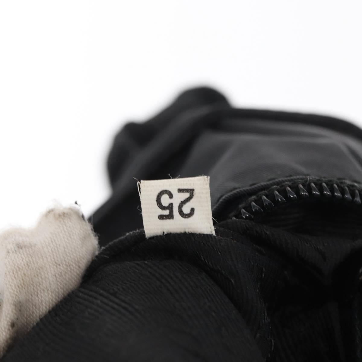 PRADA Tote Bag Nylon Black Auth 168460