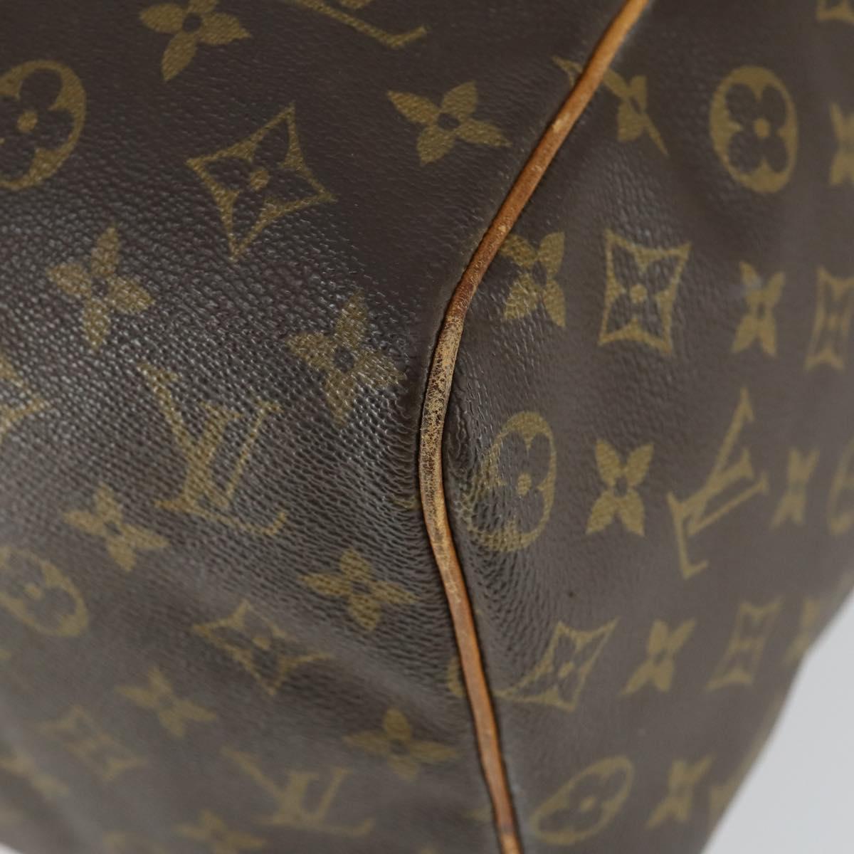 LOUIS VUITTON Monogram Sac Souple 45 Boston Bag M41624 LV Auth 168467