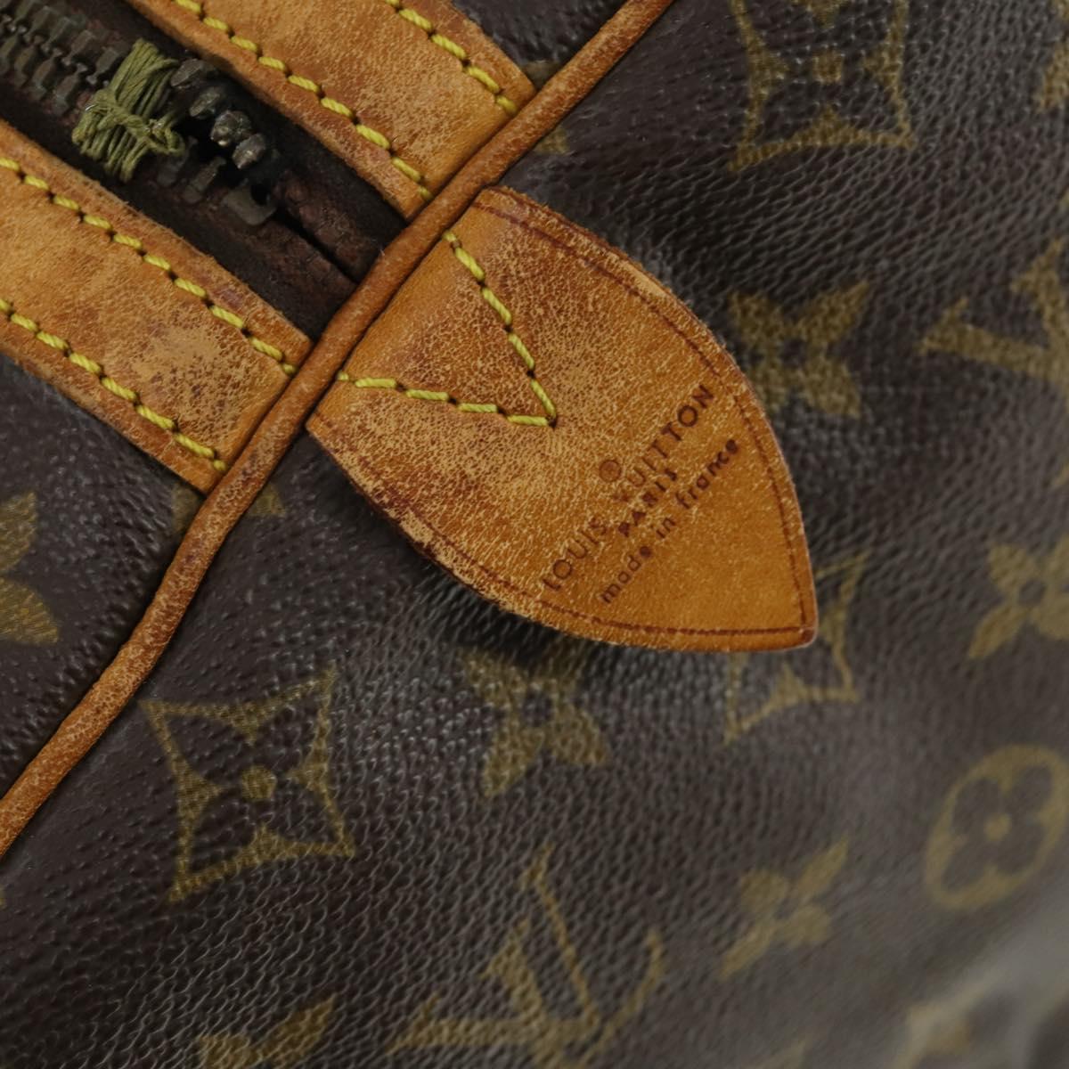 LOUIS VUITTON Monogram Sac Souple 45 Boston Bag M41624 LV Auth 168467