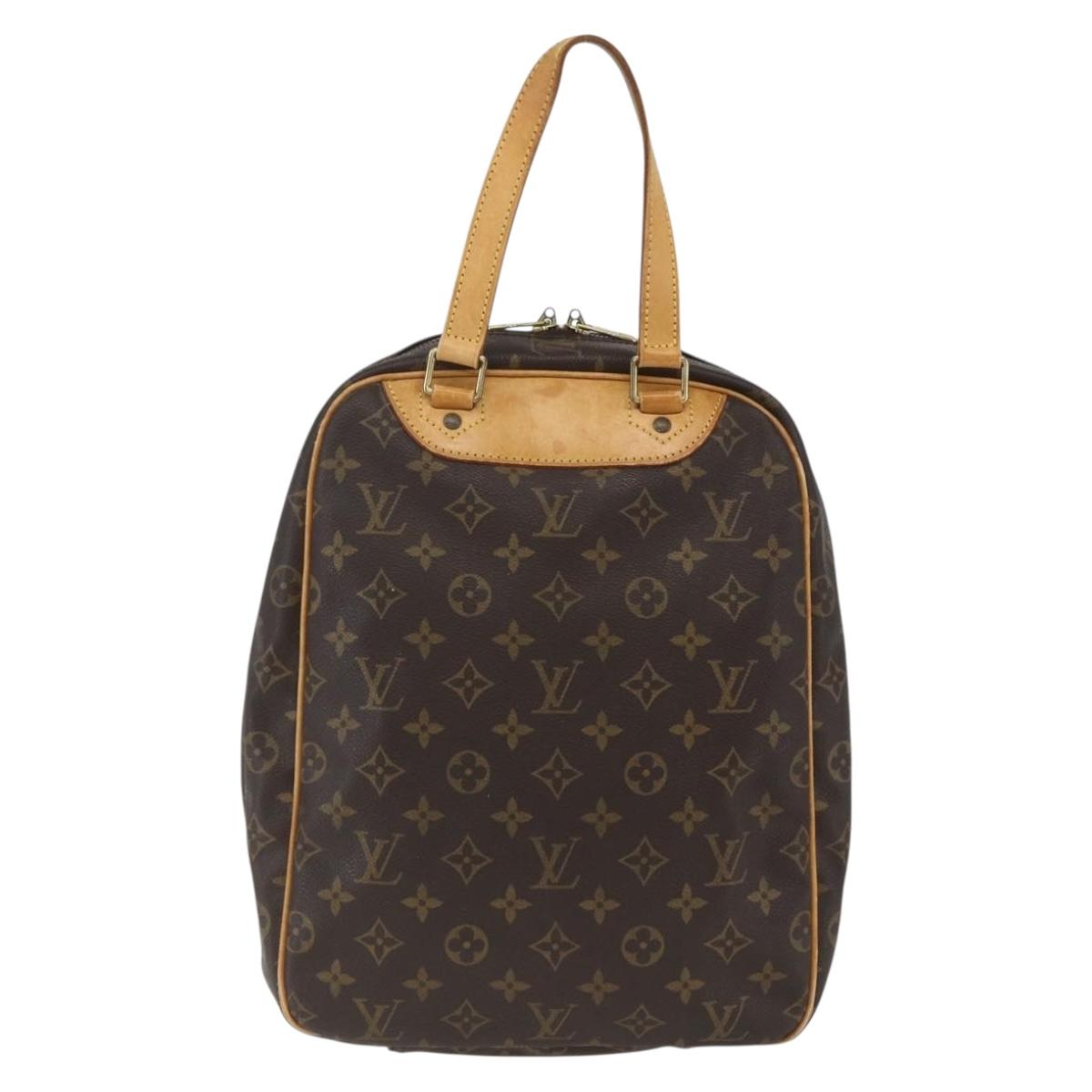 LOUIS VUITTON Monogram Excursion Hand Bag M41450 LV Auth 168470