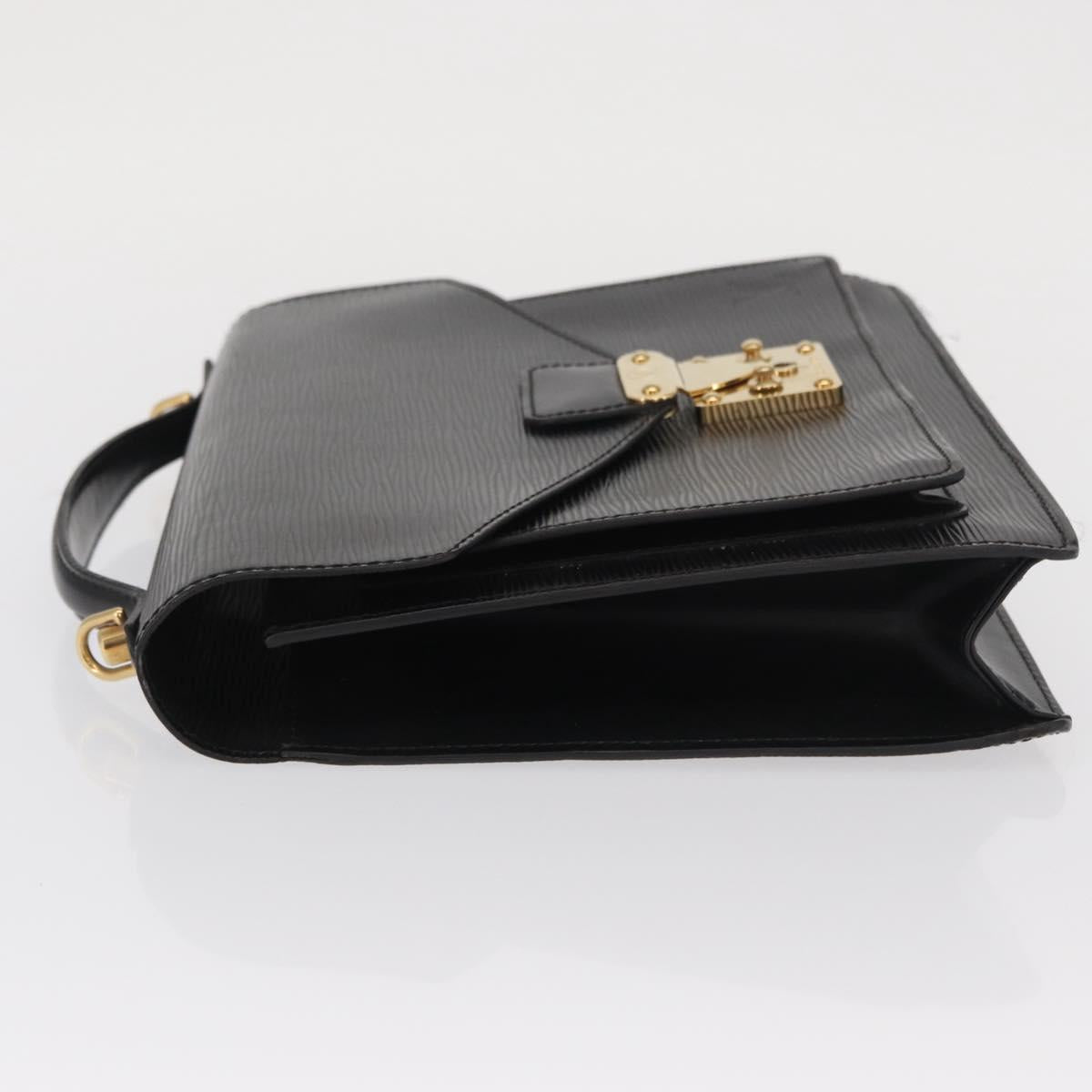 LOUIS VUITTON Epi Monceau 28 Hand Bag Black M52122 LV Auth 168500
