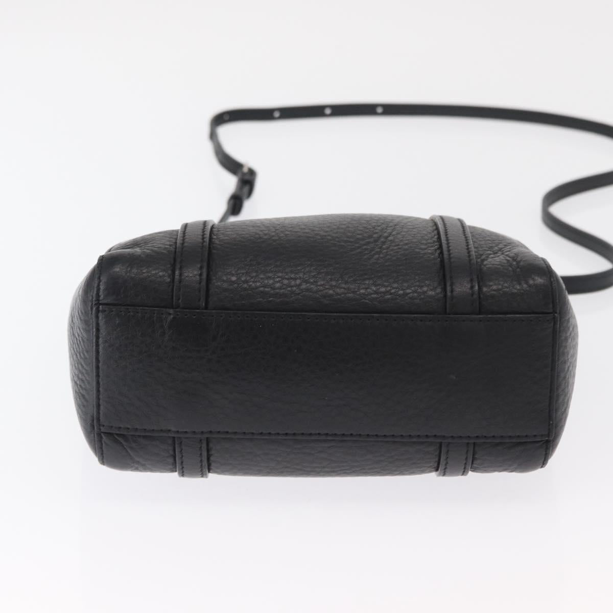 BALENCIAGA Every day Tote Bag Leather 2way Black Silver 551815 Auth 168501