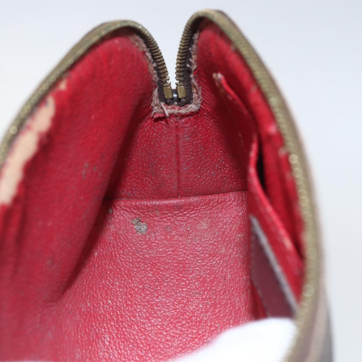 LOUIS VUITTON Damier Ebene Pochette Cosmetic PM Pouch N47516 LV Auth 168508