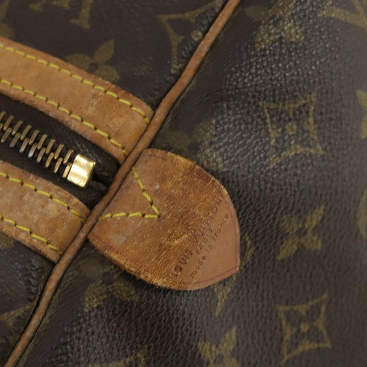 LOUIS VUITTON Monogram Sac Souple 55 Boston Bag M41622 LV Auth 168526
