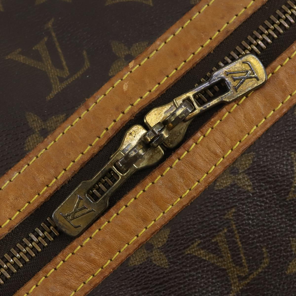 LOUIS VUITTON Monogram Sac Souple 55 Boston Bag M41622 LV Auth 168526