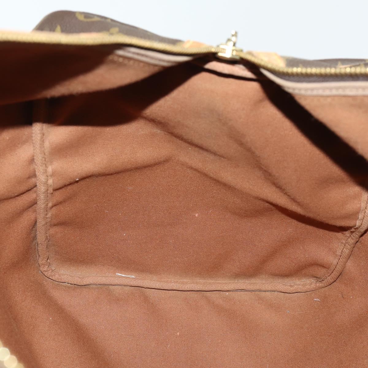 LOUIS VUITTON Monogram Sac Souple 55 Boston Bag M41622 LV Auth 168526