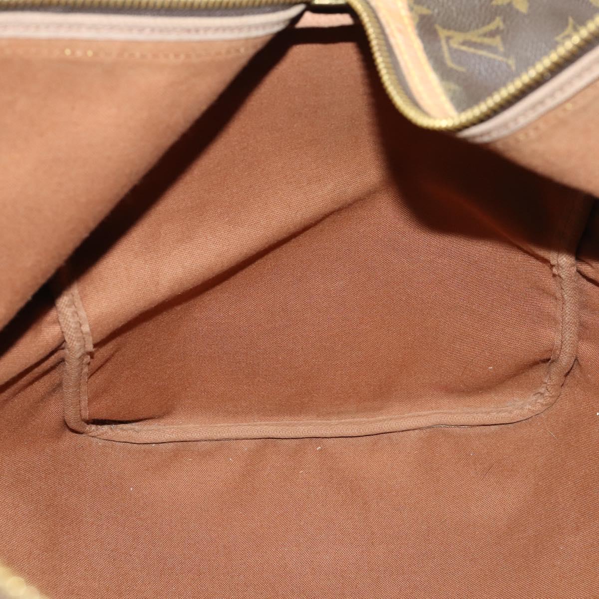 LOUIS VUITTON Monogram Sac Souple 55 Boston Bag M41622 LV Auth 168526