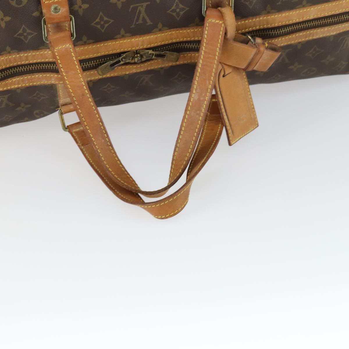 LOUIS VUITTON Monogram Sac Souple 55 Boston Bag M41622 LV Auth 168526