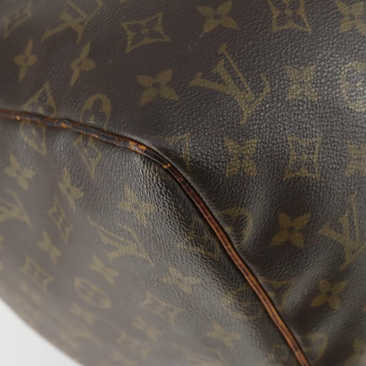 LOUIS VUITTON Monogram Keepall 55 Boston Bag M41424 LV Auth 168527