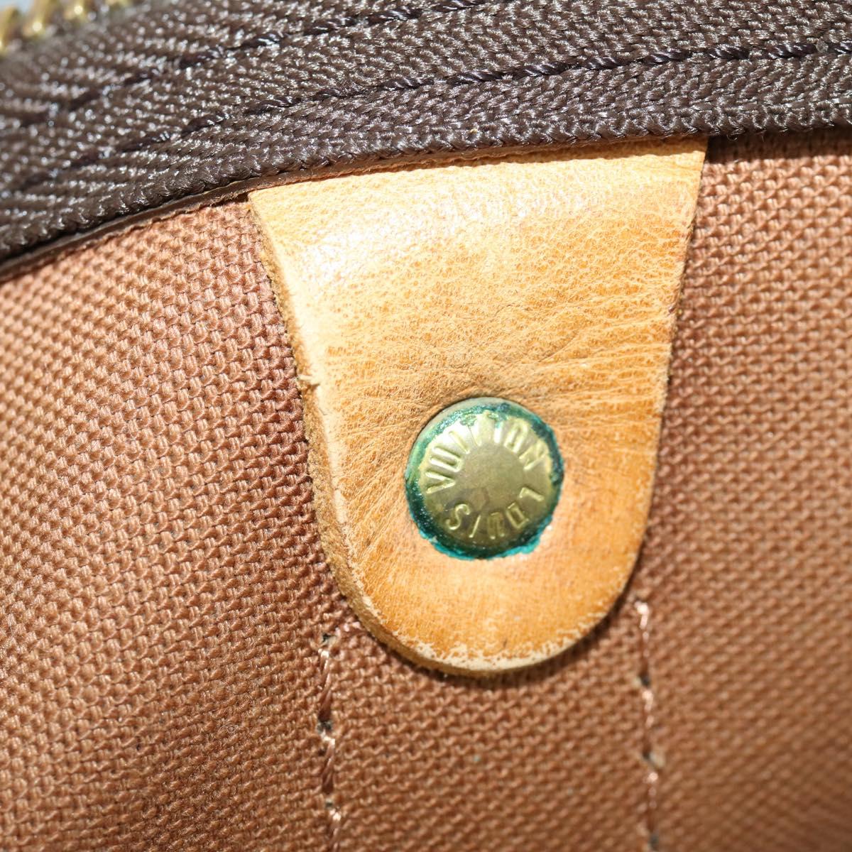 LOUIS VUITTON Monogram Keepall 55 Boston Bag M41424 LV Auth 168527