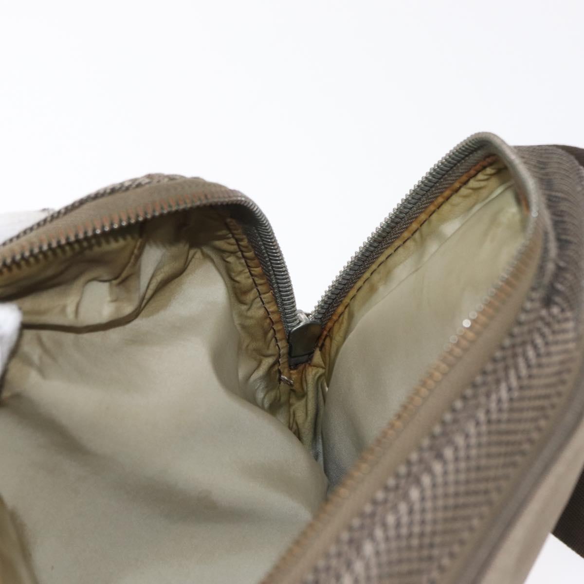 LOUIS VUITTON Damier Geant Arche Waist Bag Khaki M93022 LV Auth 168537