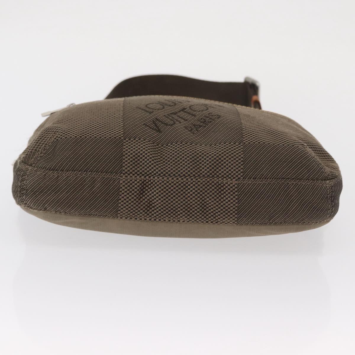 LOUIS VUITTON Damier Geant Arche Waist Bag Khaki M93022 LV Auth 168537