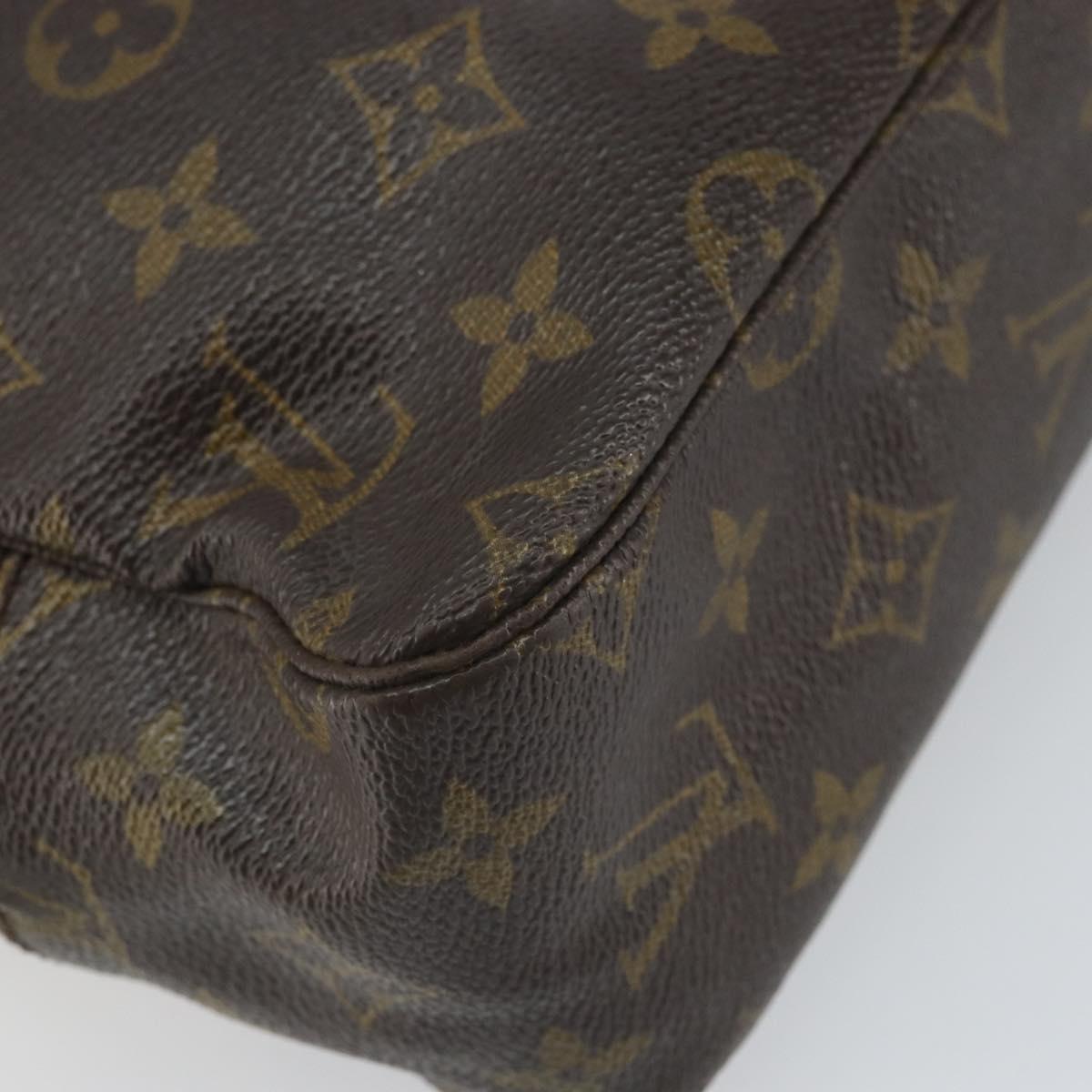 LOUIS VUITTON Monogram Trousse Toilette 28 Clutch Bag M47522 LV Auth 168549