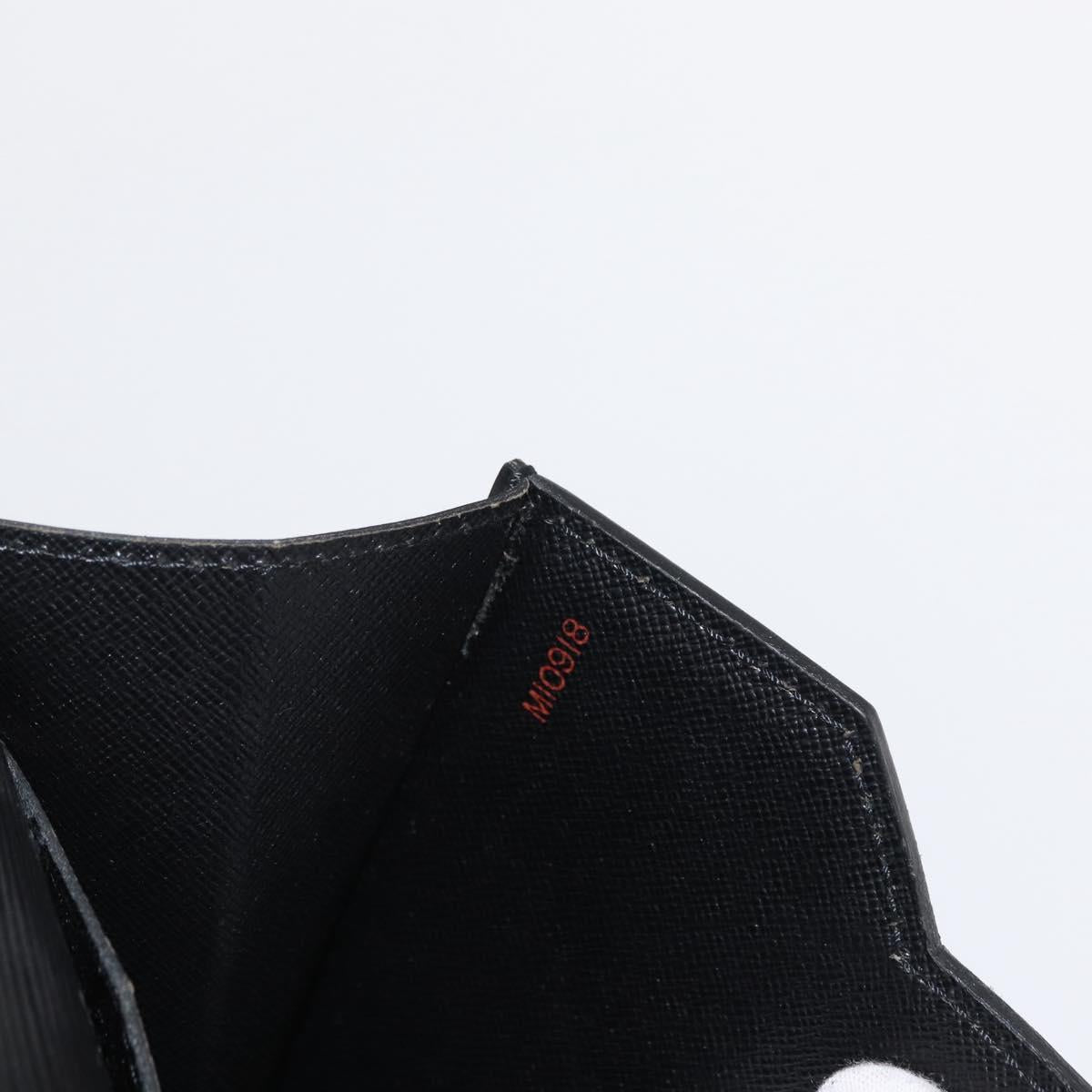 LOUIS VUITTON Epi Porte Documents Bandouliere Black M54462 LV Auth 168560