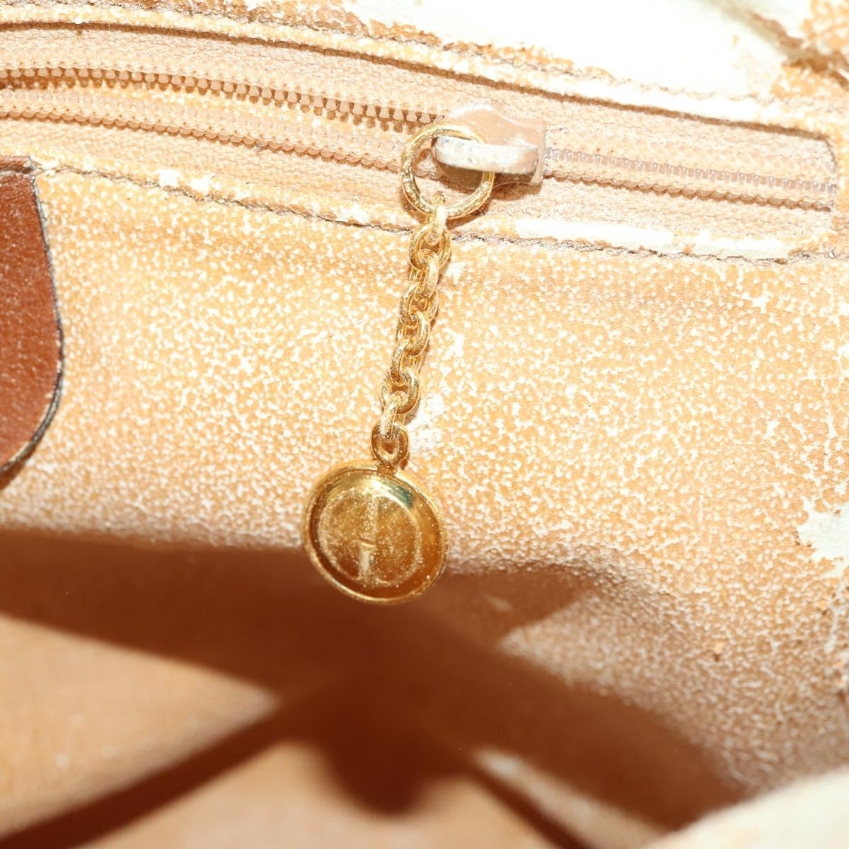 GUCCI Bamboo Hand Bag Leather 2way Brown Gold 000 122 0290 Auth 168572