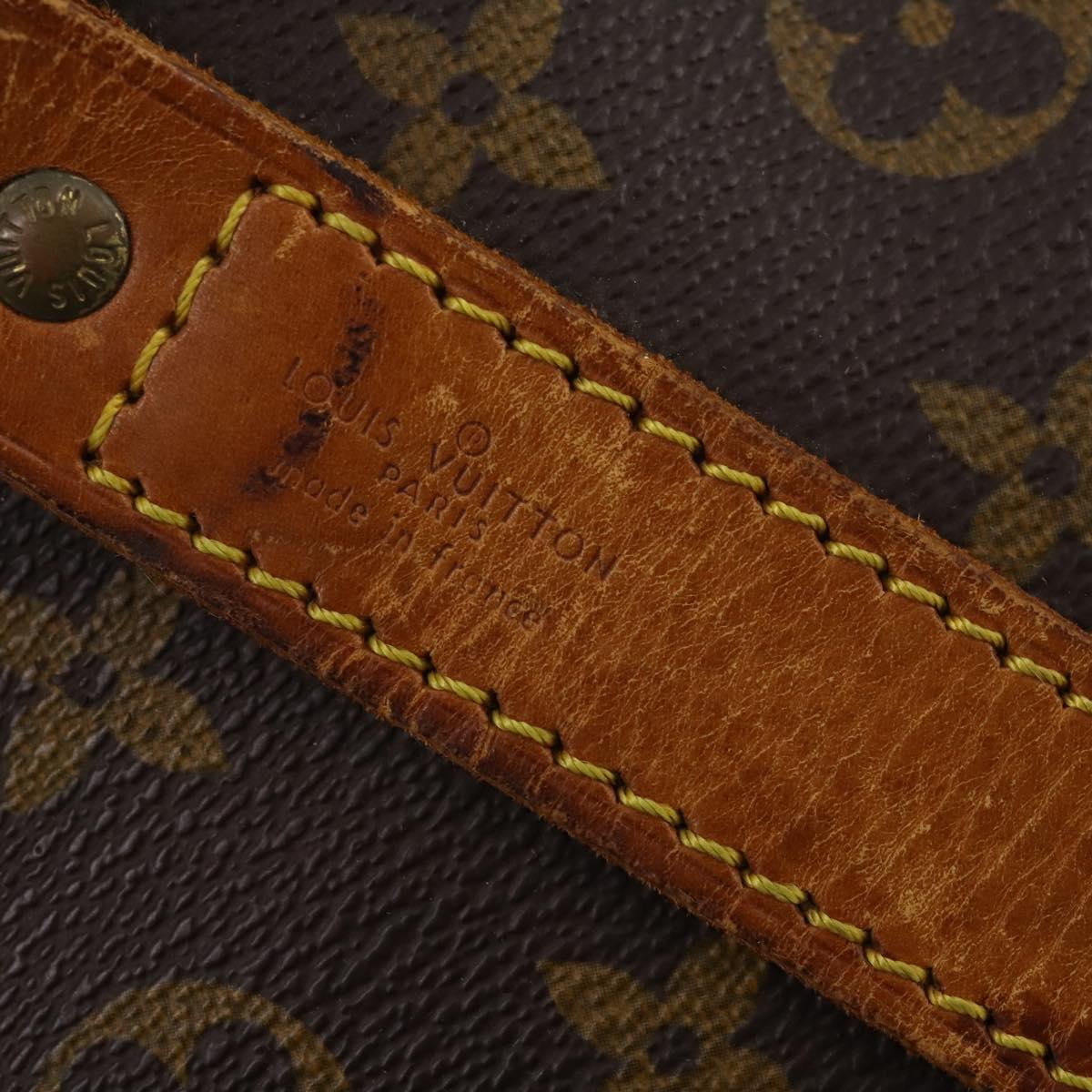 LOUIS VUITTON Monogram Keepall Bandouliere 55 Boston Bag M41414 LV Auth 168573