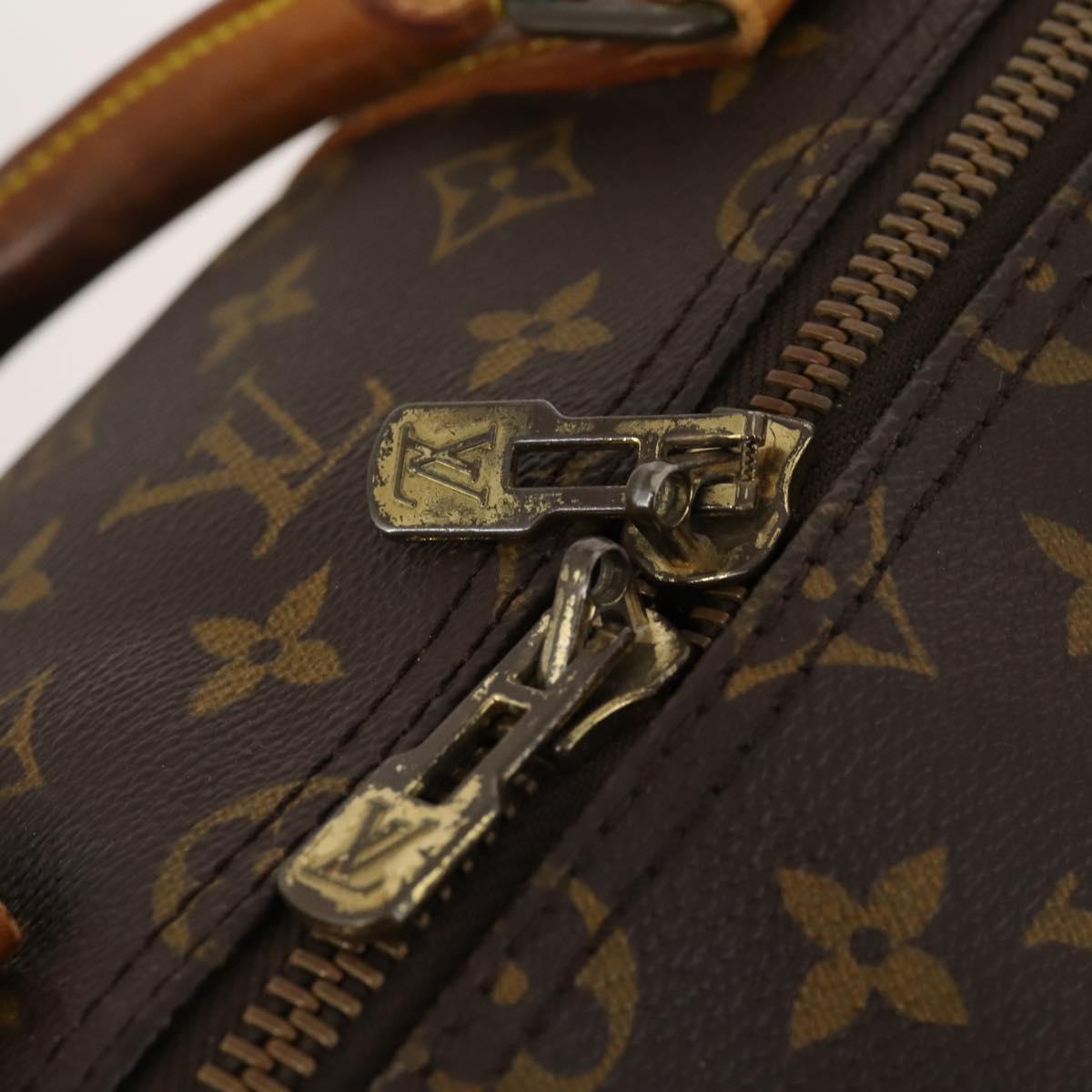 LOUIS VUITTON Monogram Keepall Bandouliere 55 Boston Bag M41414 LV Auth 168573
