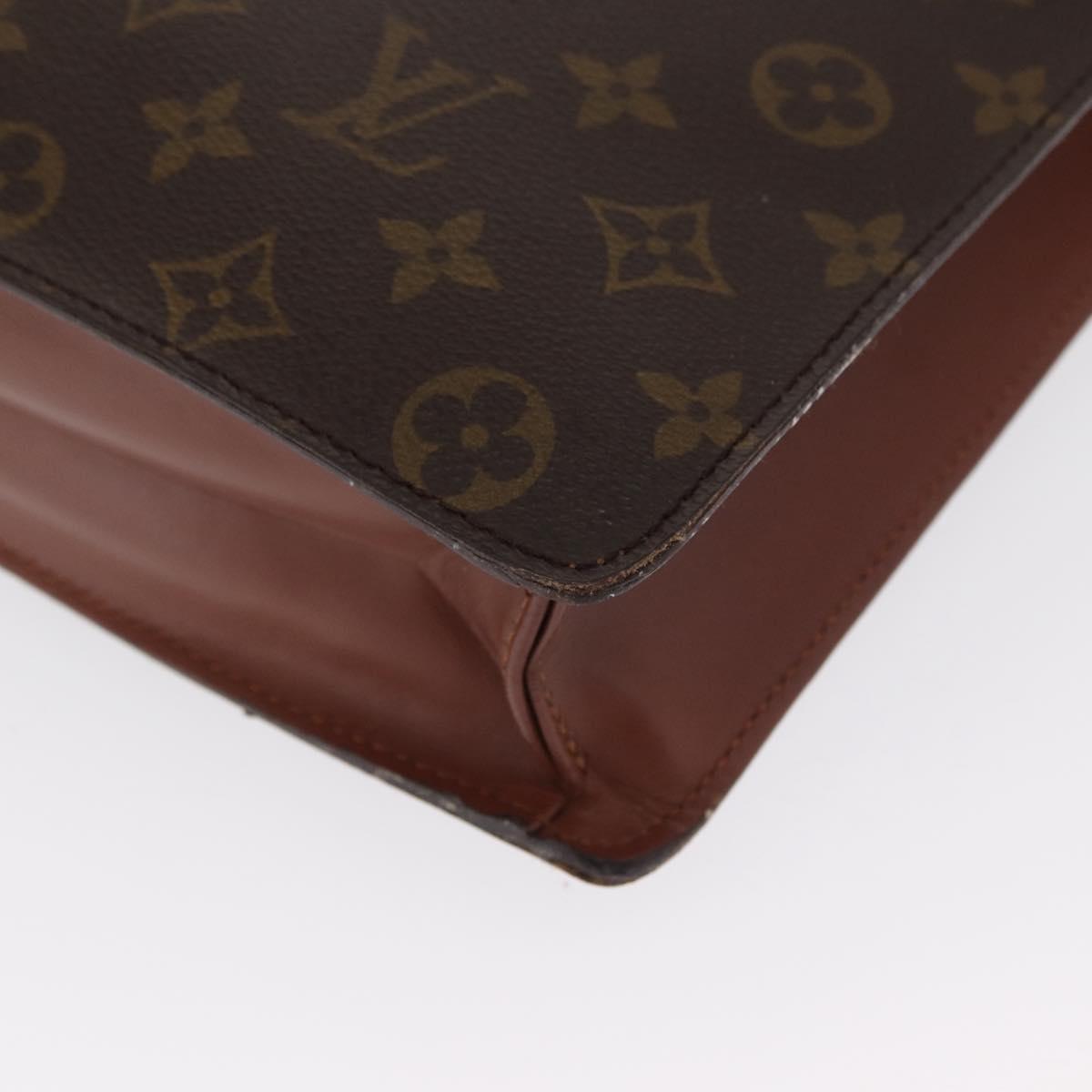 LOUIS VUITTON Monogram Porte Documents Bandouliere Bag M53338 LV Auth 168575