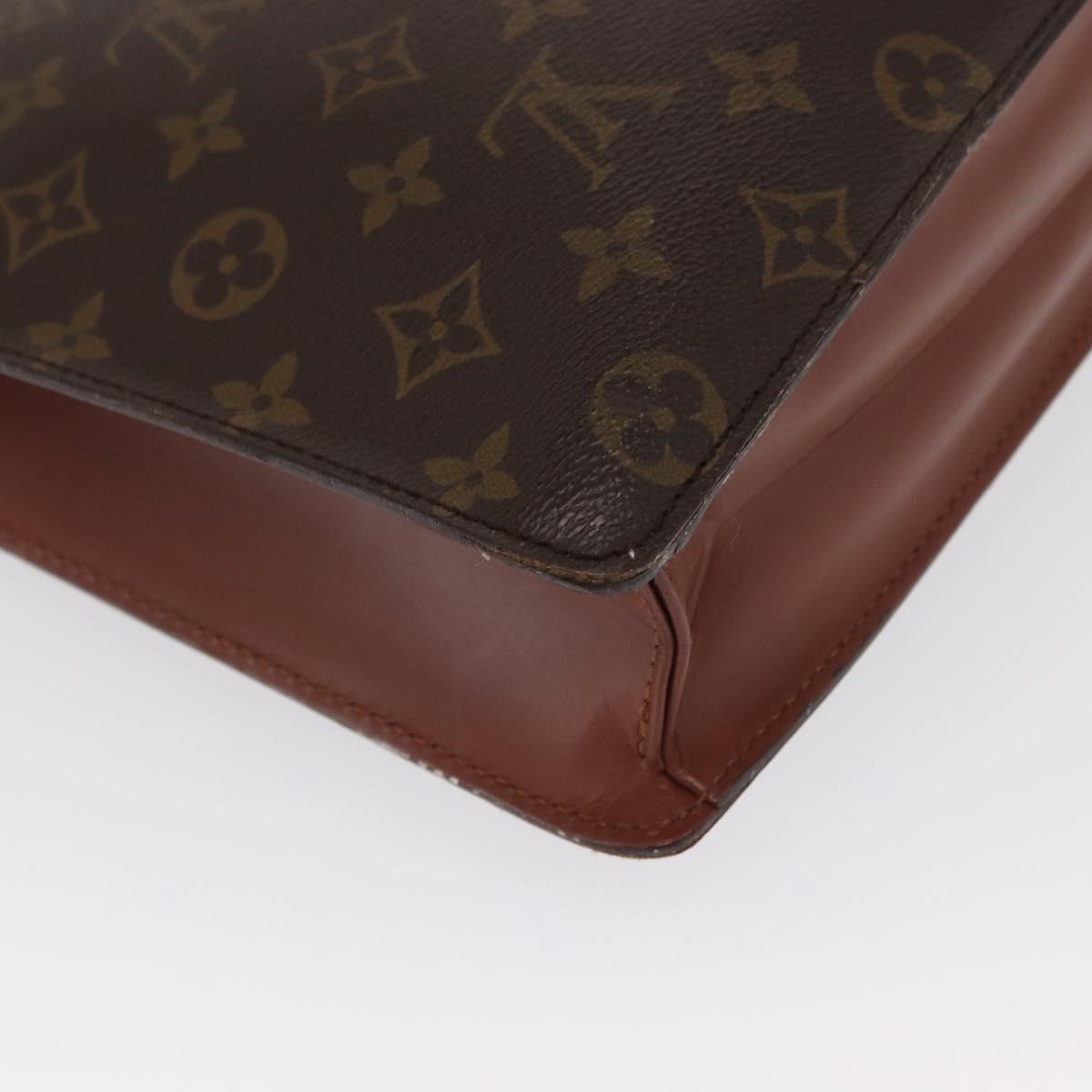 LOUIS VUITTON Monogram Porte Documents Bandouliere Bag M53338 LV Auth 168575