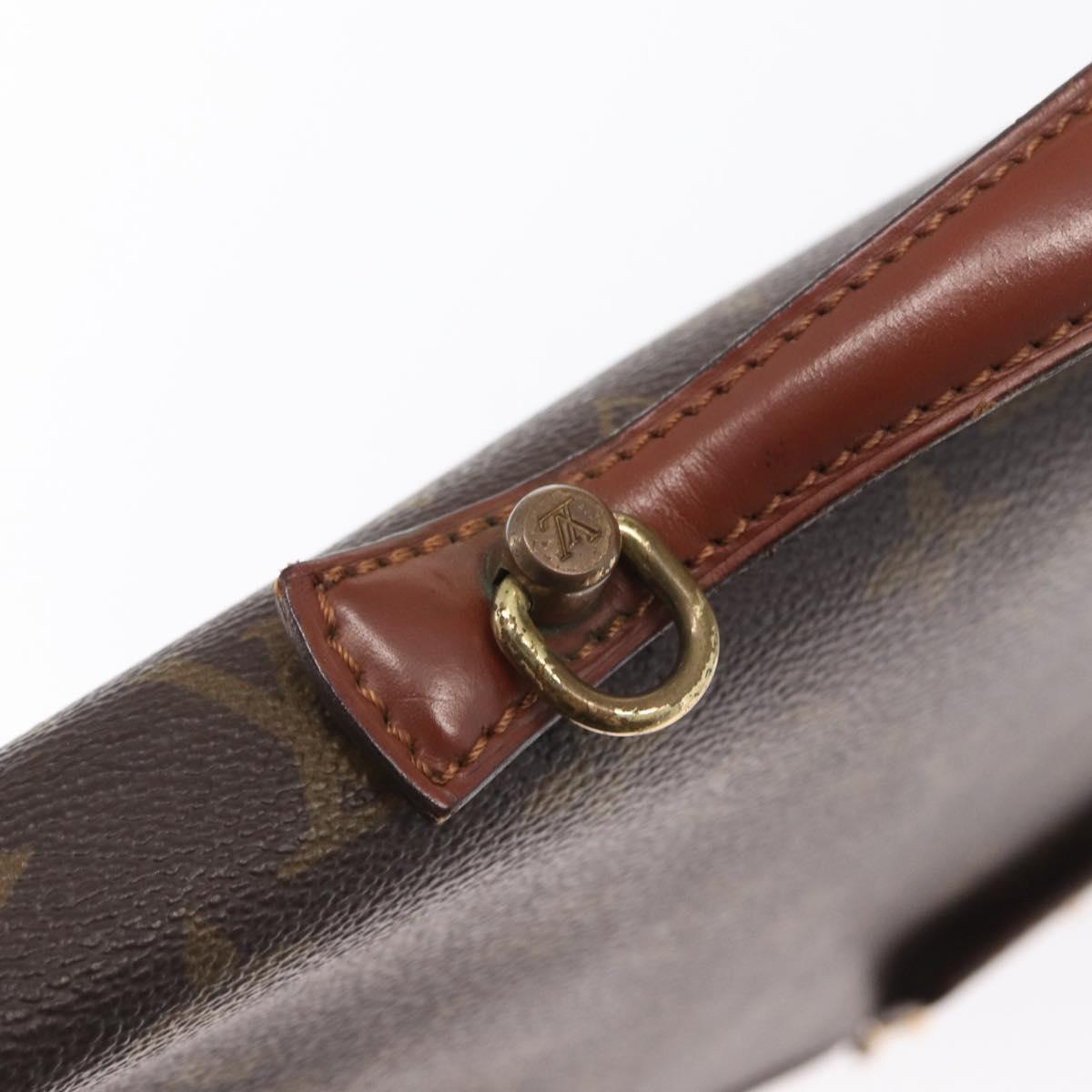 LOUIS VUITTON Monogram Porte Documents Bandouliere Bag M53338 LV Auth 168575