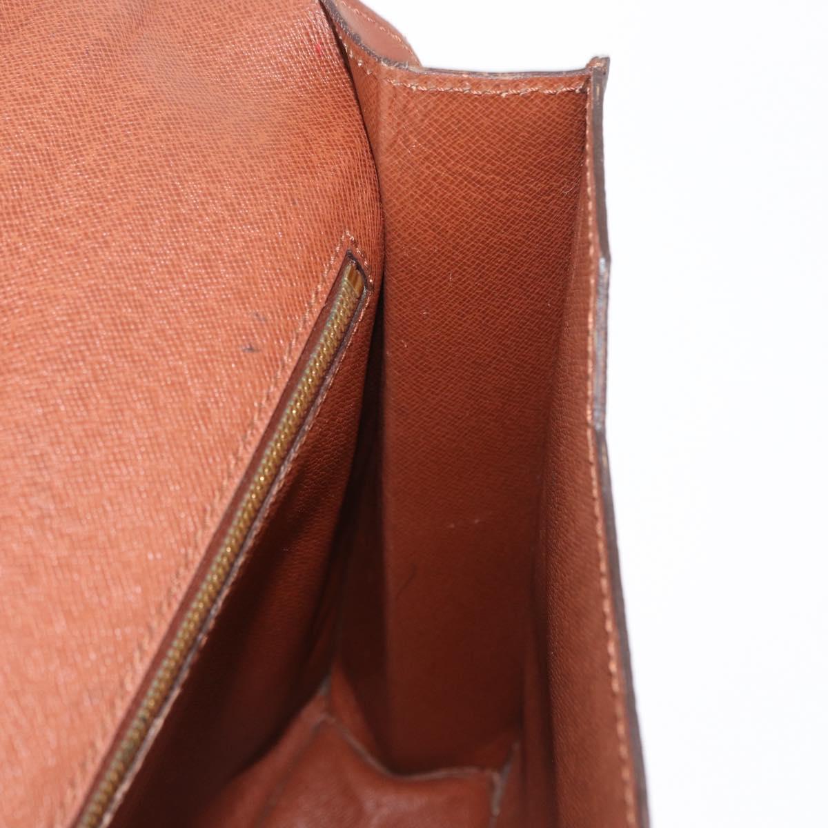 LOUIS VUITTON Monogram Porte Documents Bandouliere Bag M53338 LV Auth 168575