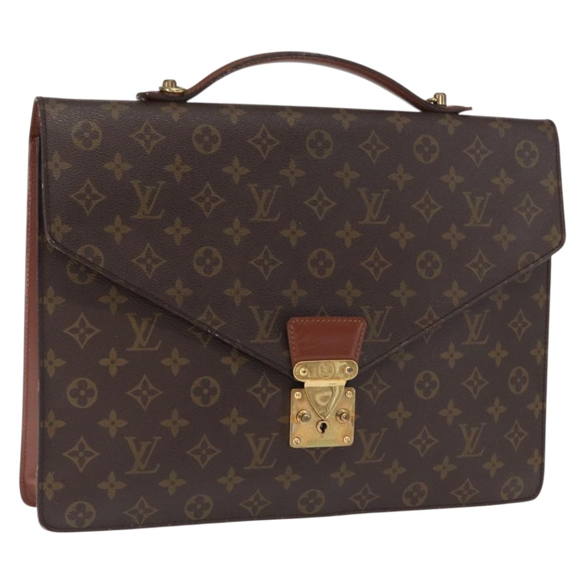 LOUIS VUITTON Monogram Porte Documents Bandouliere Bag M53338 LV Auth 168575