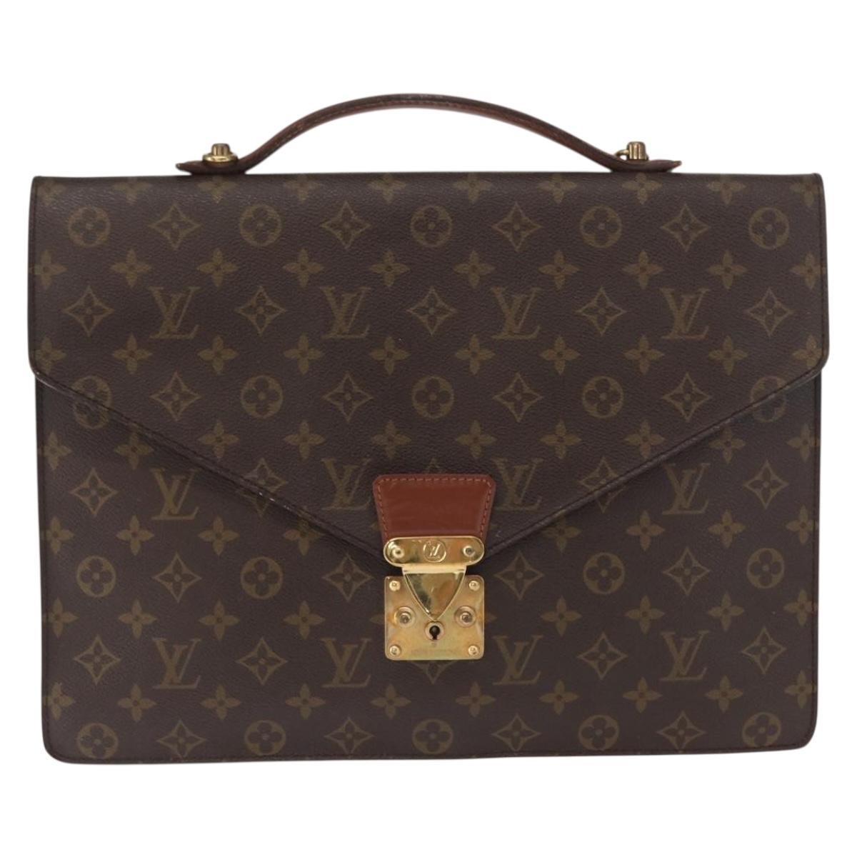 LOUIS VUITTON Monogram Porte Documents Bandouliere Bag M53338 LV Auth 168575