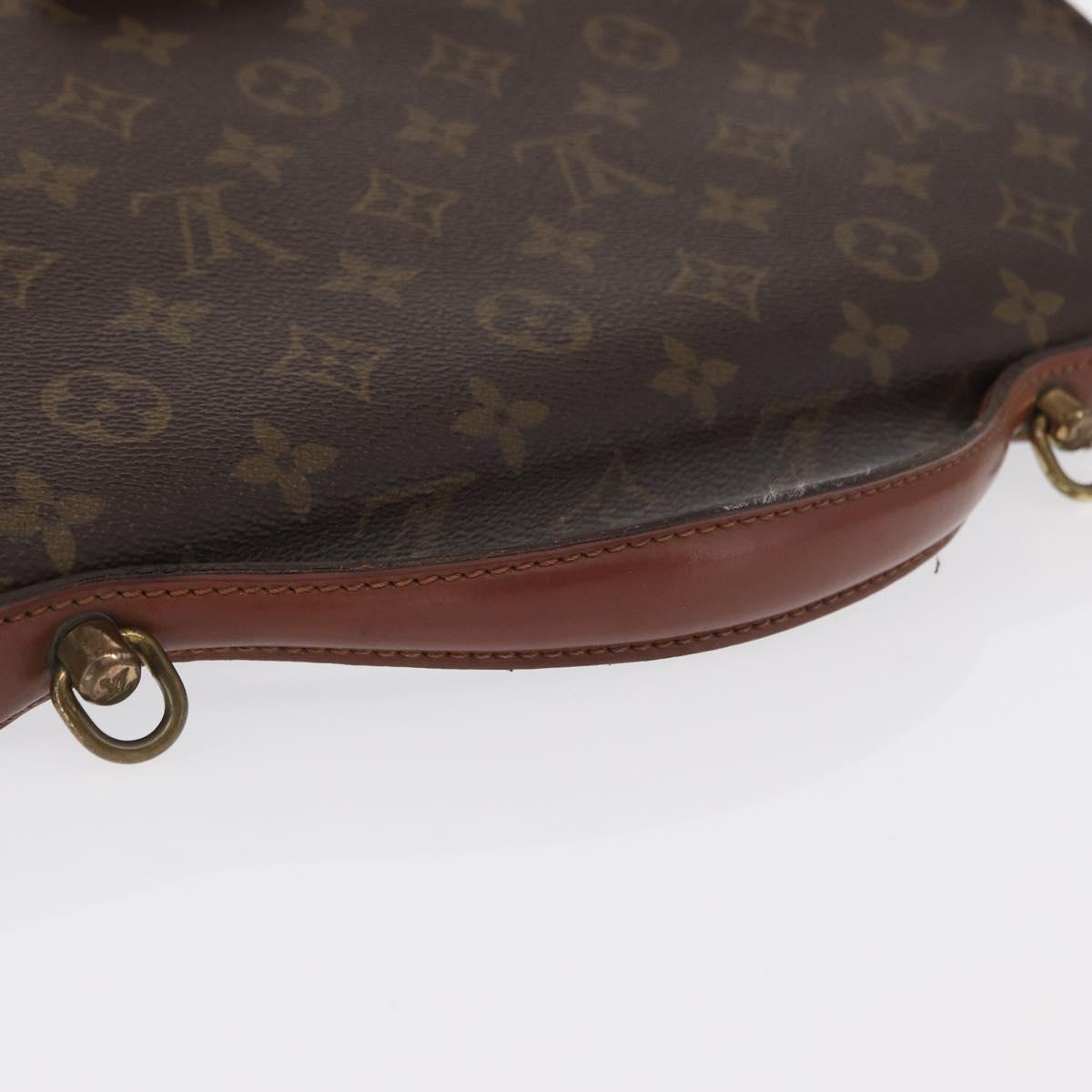 LOUIS VUITTON Monogram Porte Documents Bandouliere Bag M53338 LV Auth 168575