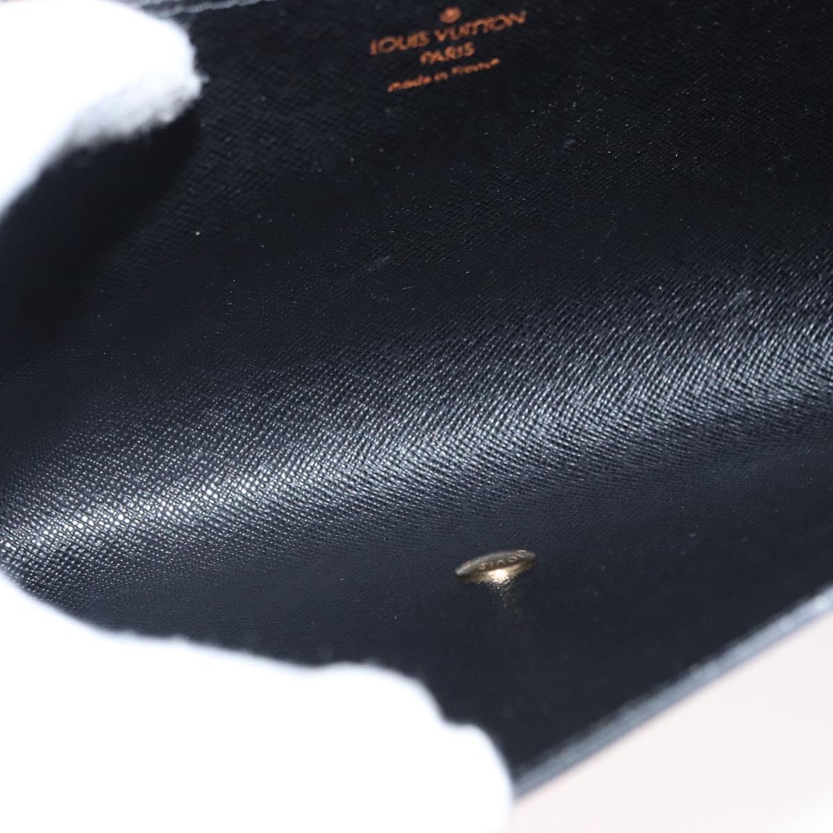 LOUIS VUITTON Epi Art Deco Clutch Bag Black M52632 LV Auth 168585