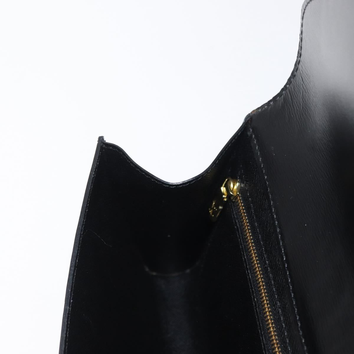 LOUIS VUITTON Epi Art Deco Clutch Bag Black M52632 LV Auth 168585