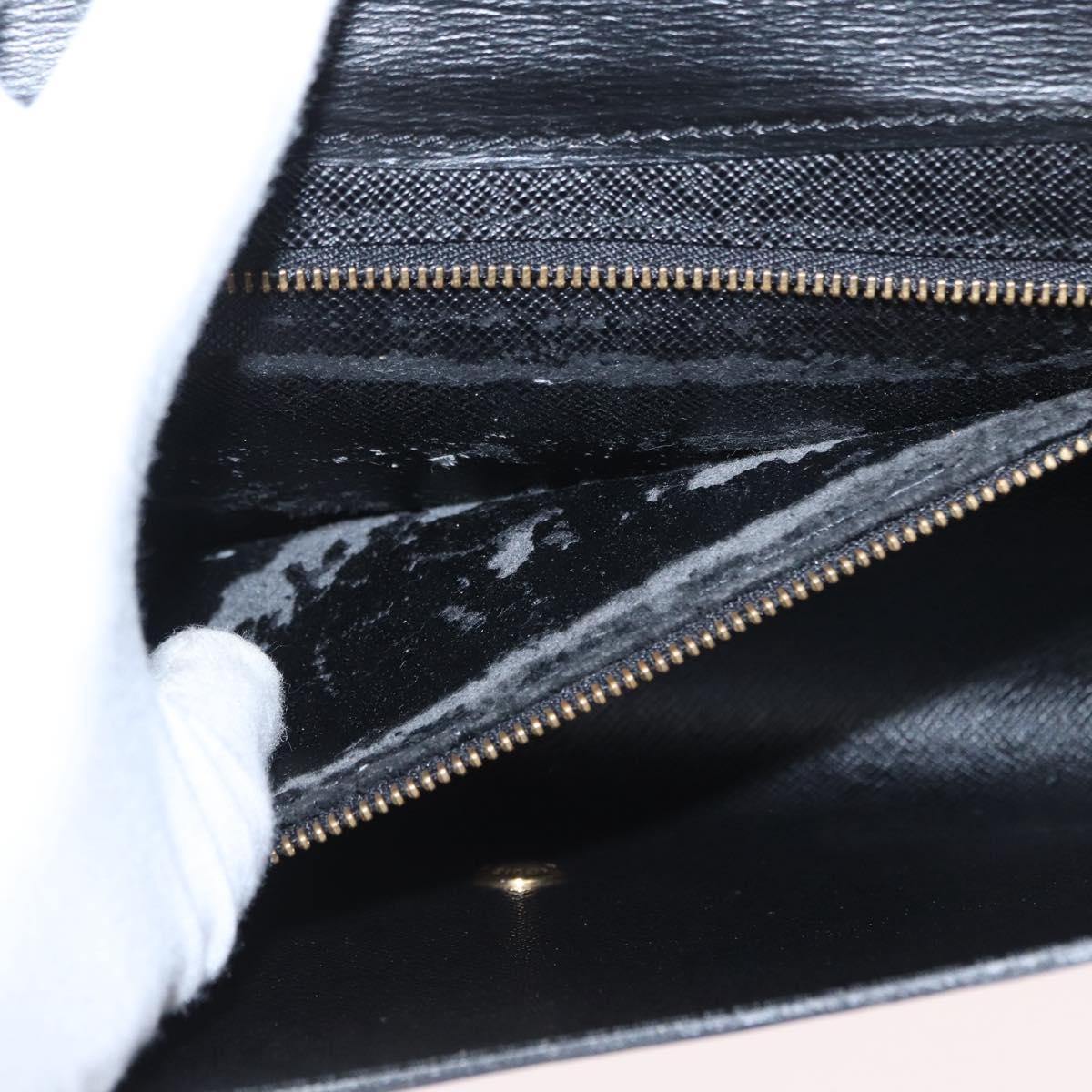 LOUIS VUITTON Epi Art Deco Clutch Bag Black M52632 LV Auth 168585