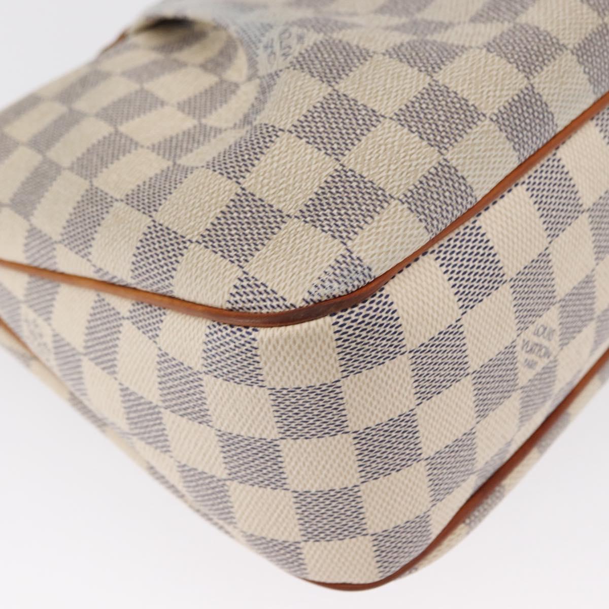 LOUIS VUITTON Damier Azur Siracusa PM Shoulder Bag N41113 LV Auth 168591