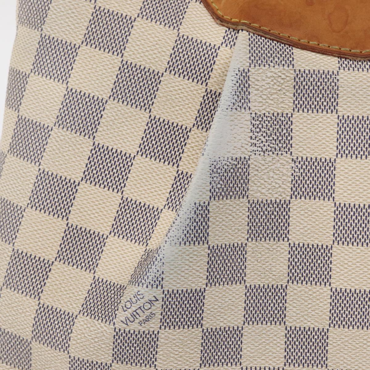 LOUIS VUITTON Damier Azur Siracusa PM Shoulder Bag N41113 LV Auth 168591