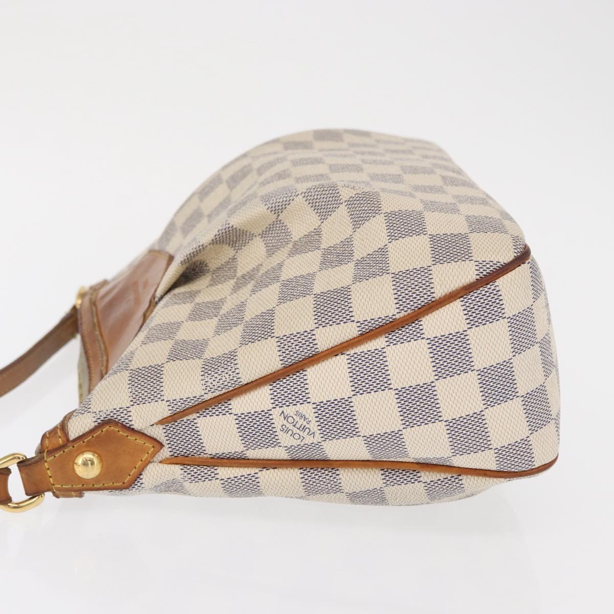 LOUIS VUITTON Damier Azur Siracusa PM Shoulder Bag N41113 LV Auth 168591