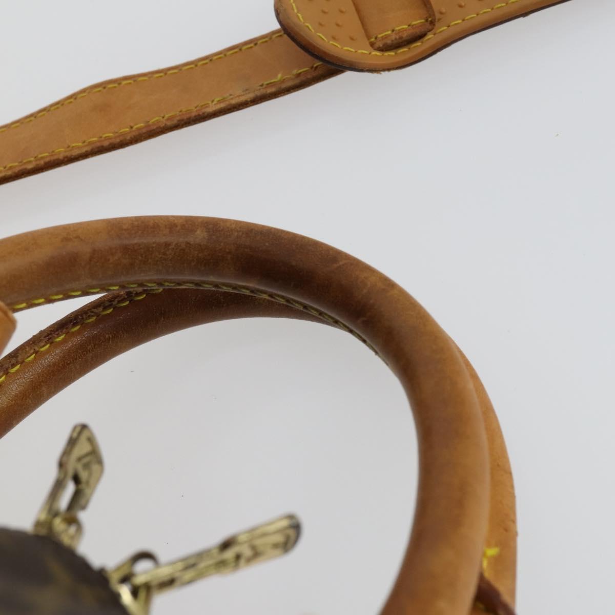 LOUIS VUITTON Monogram Keepall Bandouliere 60 Boston Bag M41412 LV Auth 168592