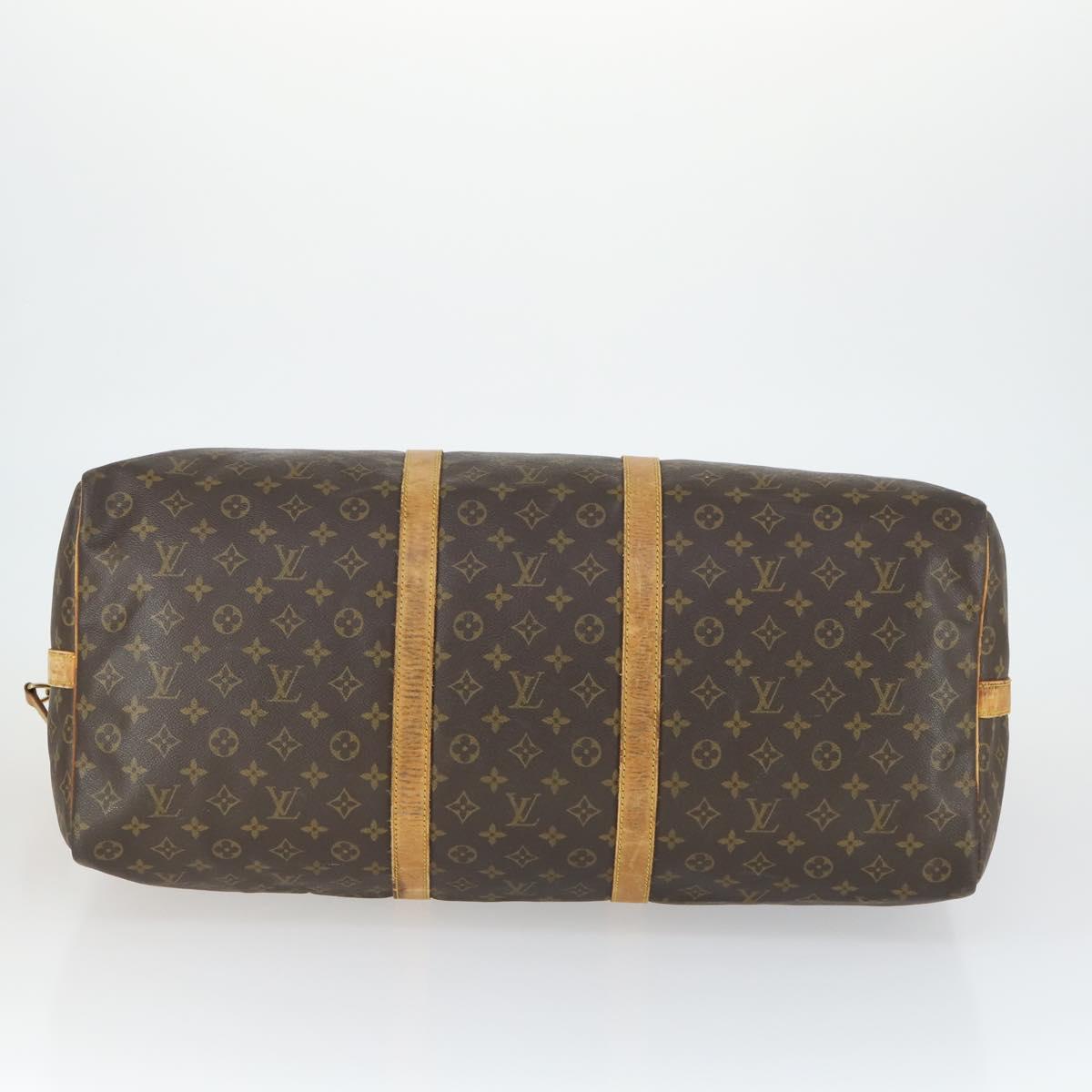 LOUIS VUITTON Monogram Keepall Bandouliere 60 Boston Bag M41412 LV Auth 168592