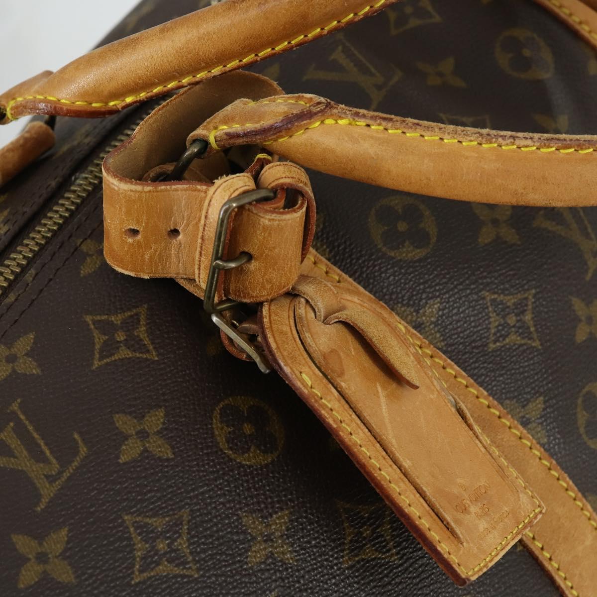 LOUIS VUITTON Monogram Keepall Bandouliere 60 Boston Bag M41412 LV Auth 168592