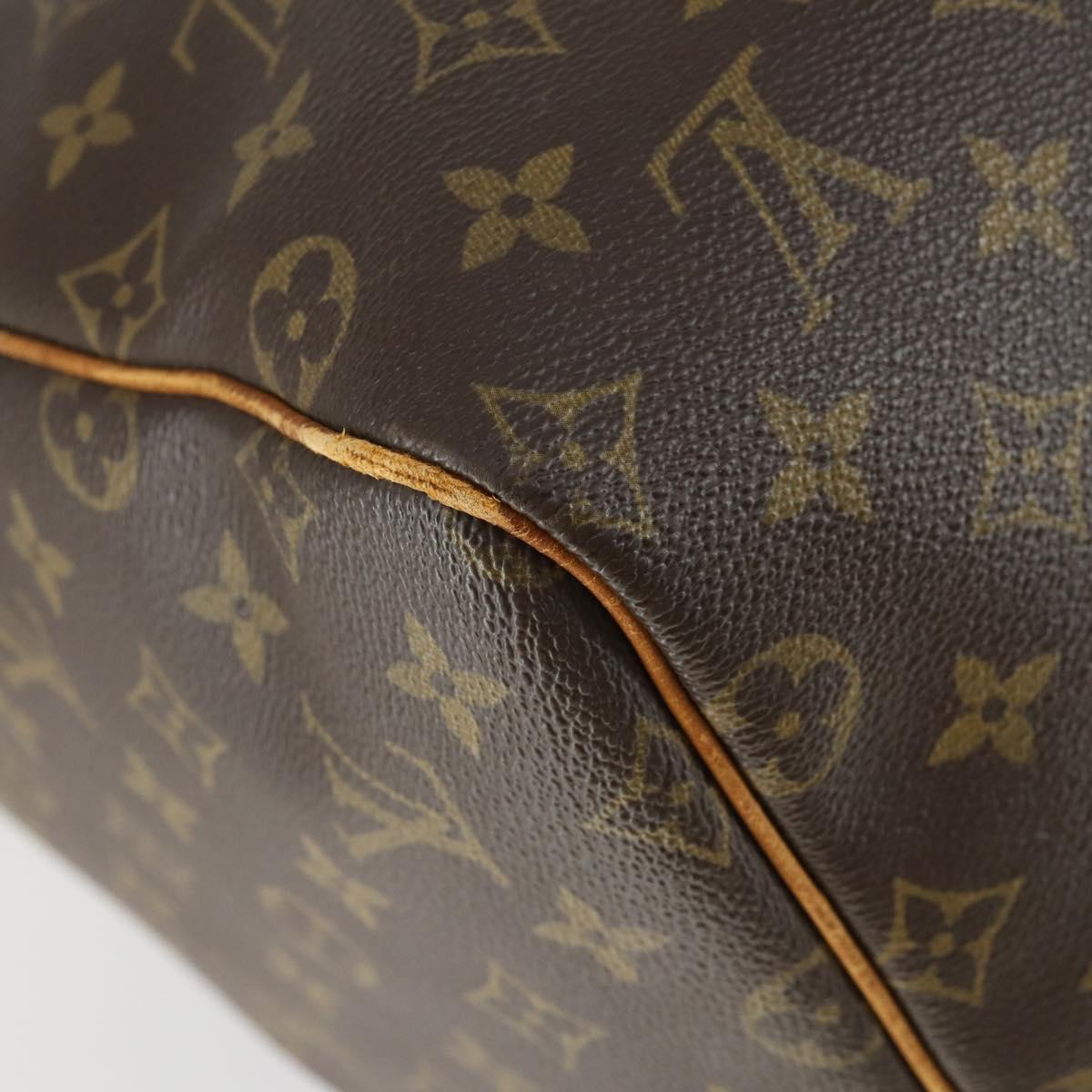 LOUIS VUITTON Monogram Keepall 55 Boston Bag M41424 LV Auth 168593
