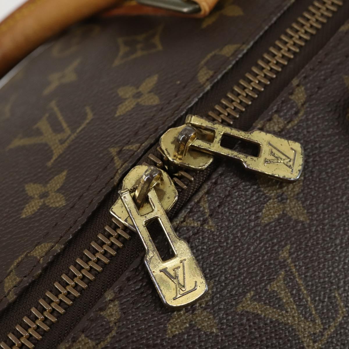 LOUIS VUITTON Monogram Keepall 55 Boston Bag M41424 LV Auth 168593