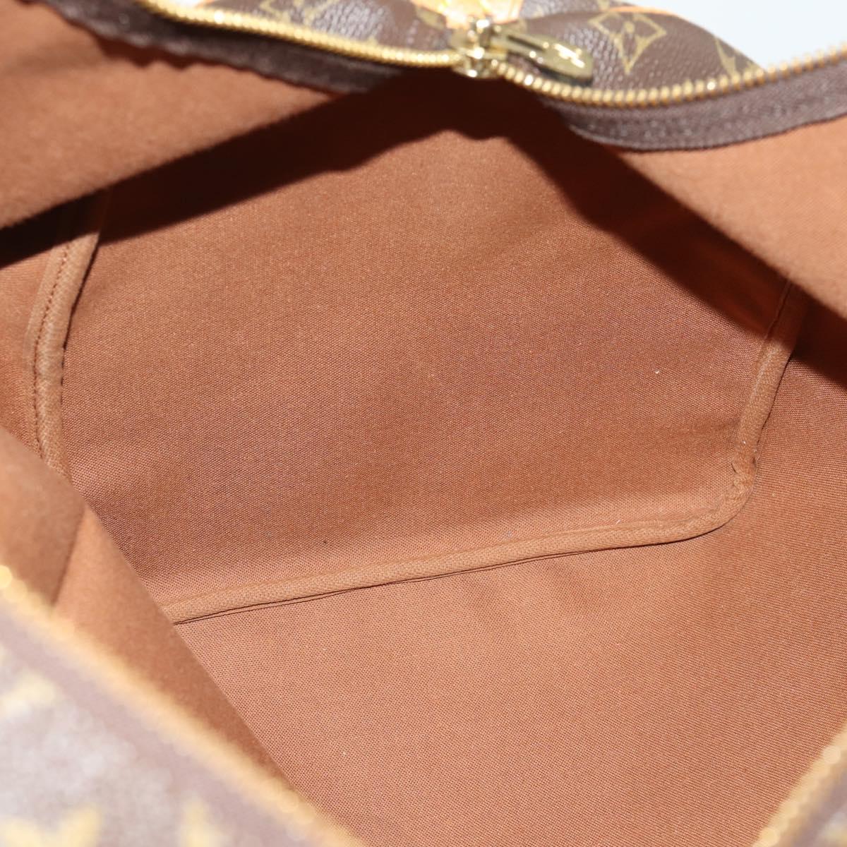 LOUIS VUITTON Monogram Keepall 55 Boston Bag M41424 LV Auth 168593