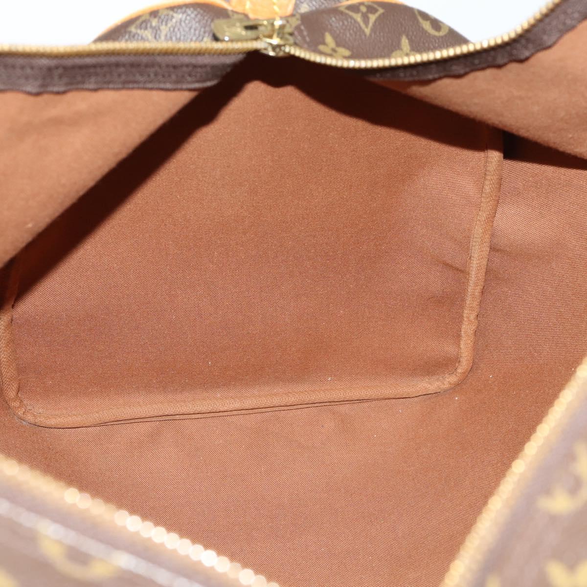 LOUIS VUITTON Monogram Keepall 55 Boston Bag M41424 LV Auth 168593