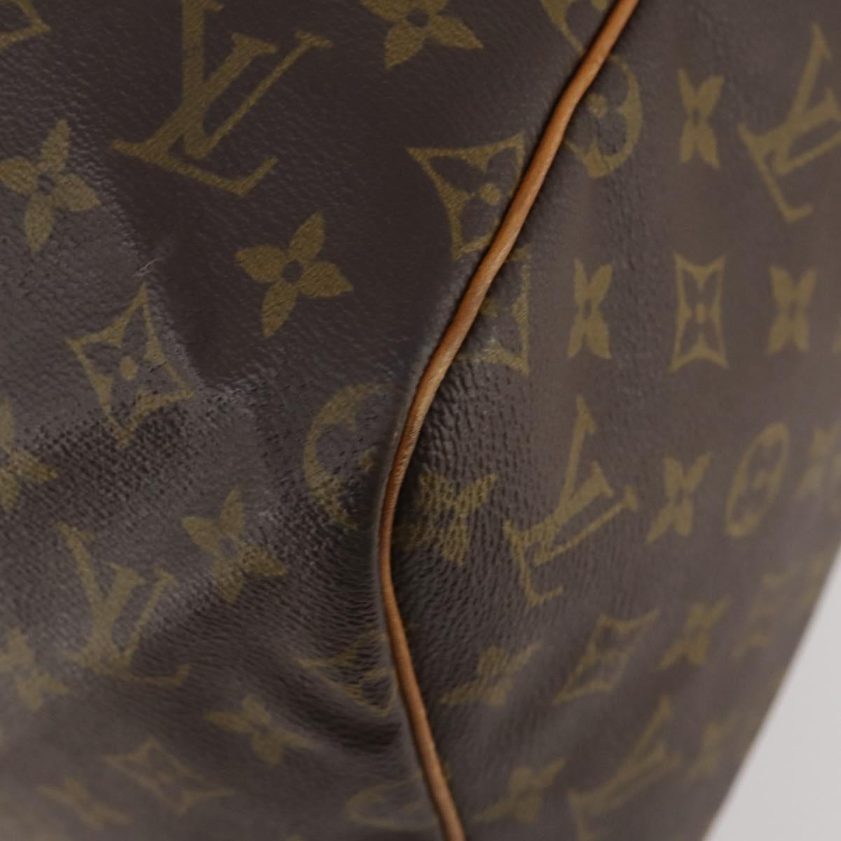 LOUIS VUITTON Monogram Sac Souple 55 Boston Bag M41622 LV Auth 168600