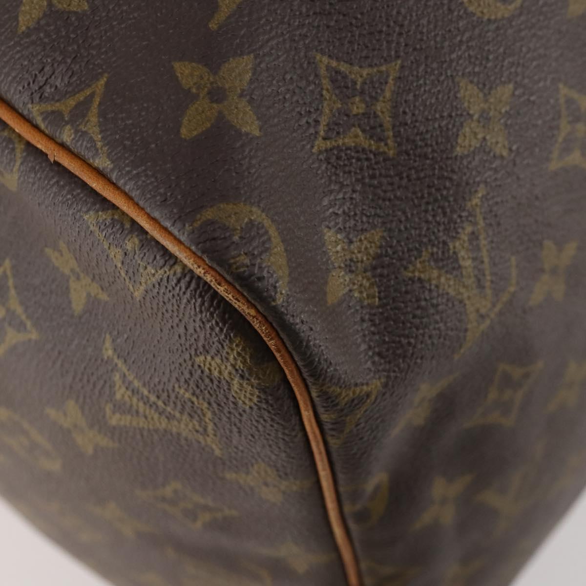 LOUIS VUITTON Monogram Sac Souple 55 Boston Bag M41622 LV Auth 168600