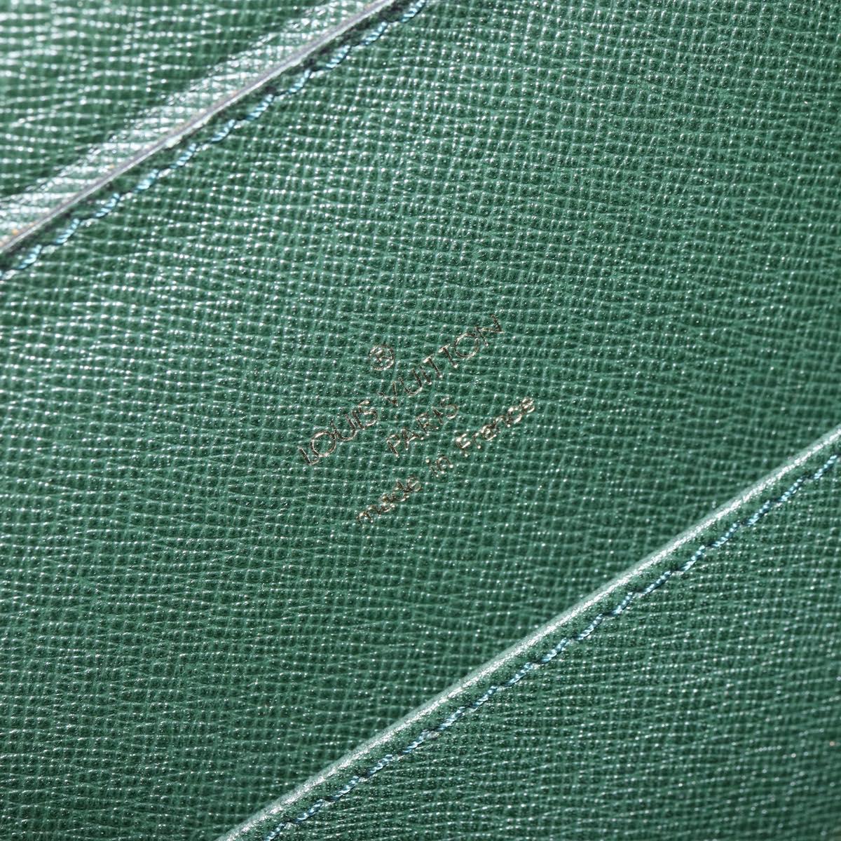 LOUIS VUITTON Taiga Porte Documents Rozan Bag Epicea M30054 LV Auth 168630