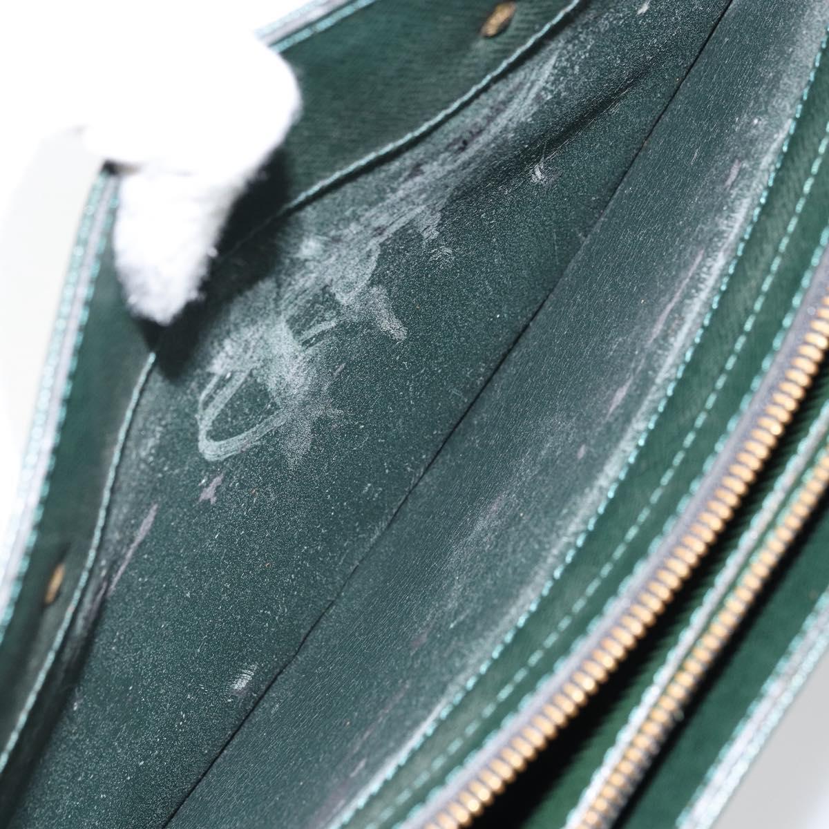 LOUIS VUITTON Taiga Porte Documents Rozan Bag Epicea M30054 LV Auth 168630